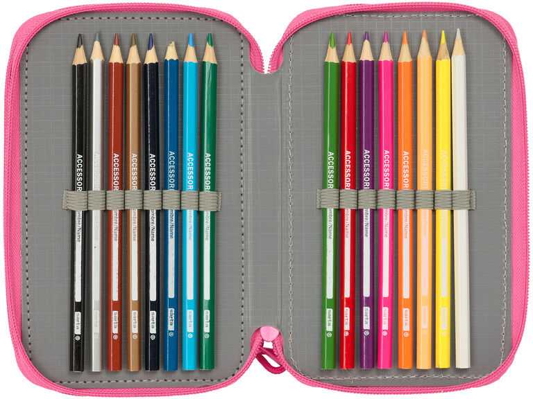 Safta Disney Princess triple pencil case 37pcs