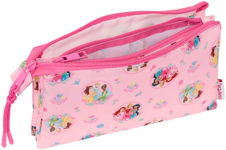 Safta Disney Princess triple pencil case
