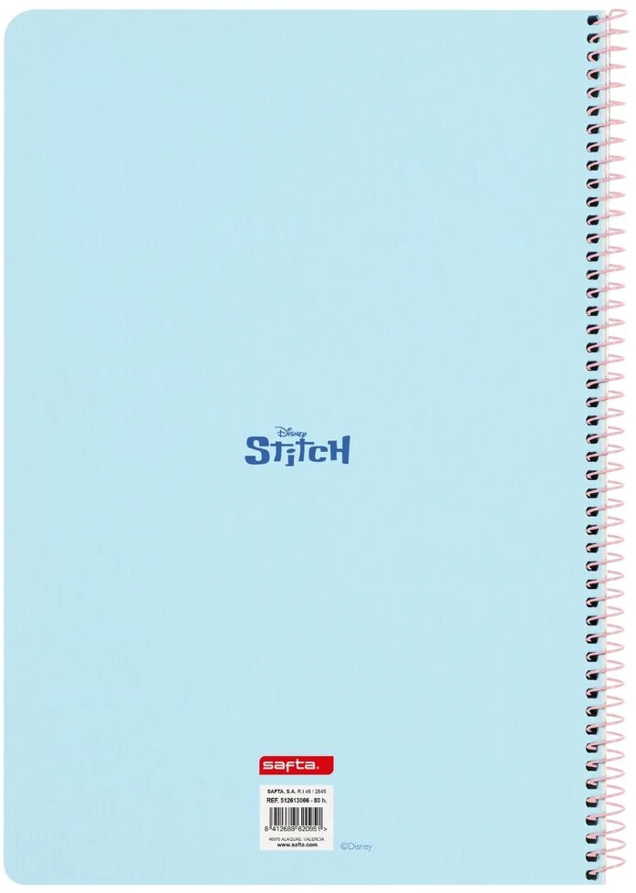Safta Disney Stitch Ohana A4 notebook