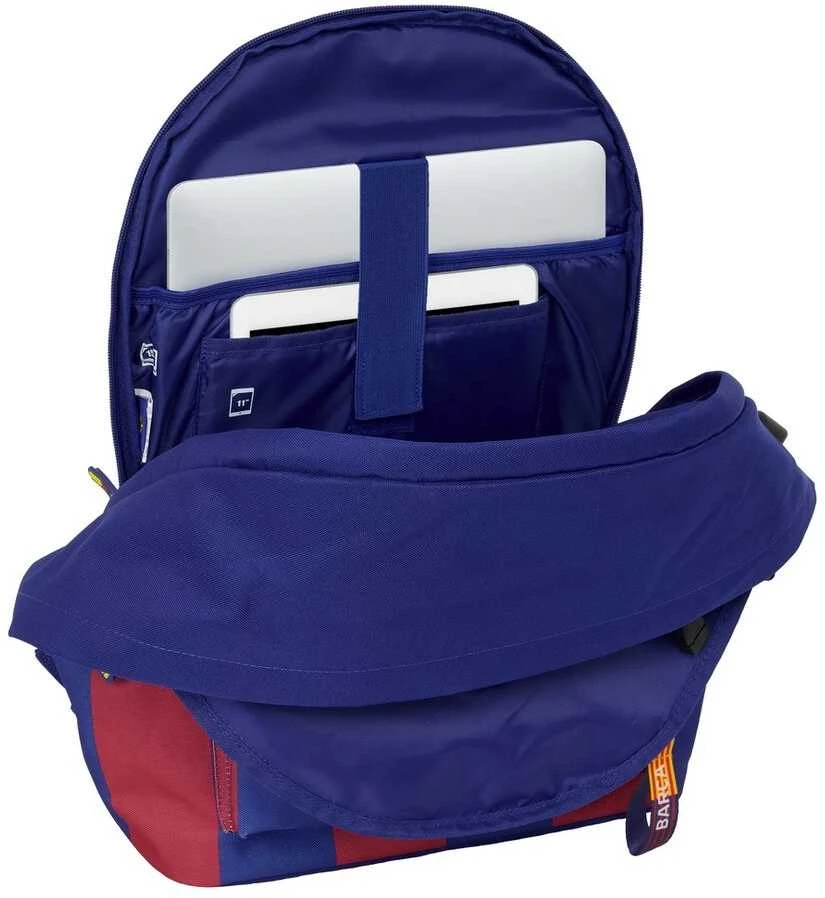 Safta F.C. Barcelona 25/26 Nešiojamas kompiuteris backpack + USB 44cm