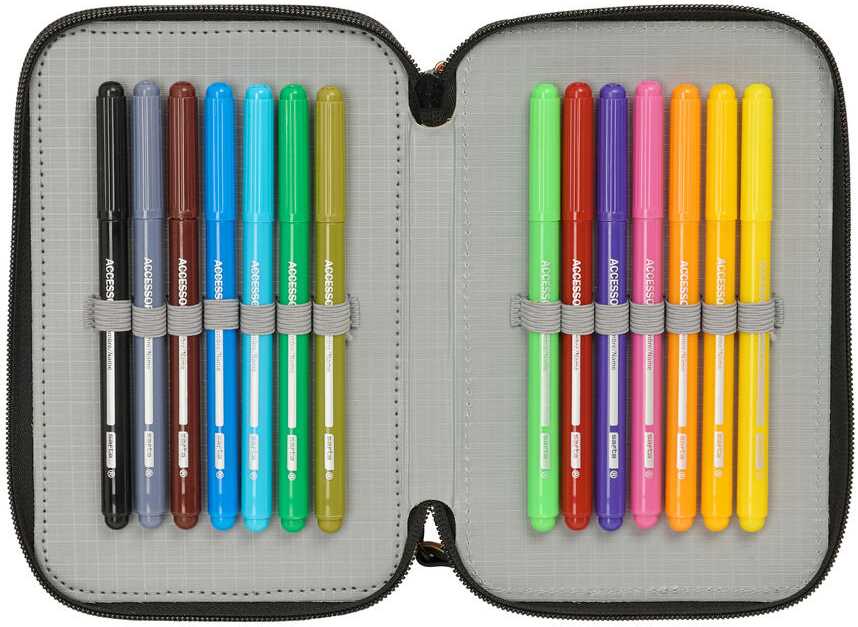 Safta Harry Potter Hogwarts triple pencil case 37pcs