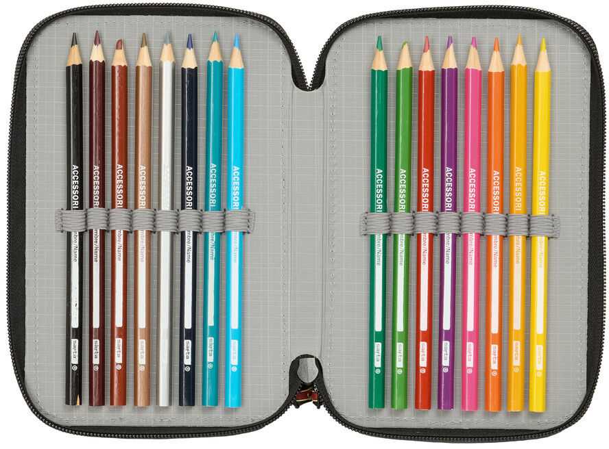 Safta Harry Potter Hogwarts triple pencil case 37pcs