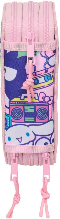 Safta Hello Kitty & Friends triple pencil case 37pcs