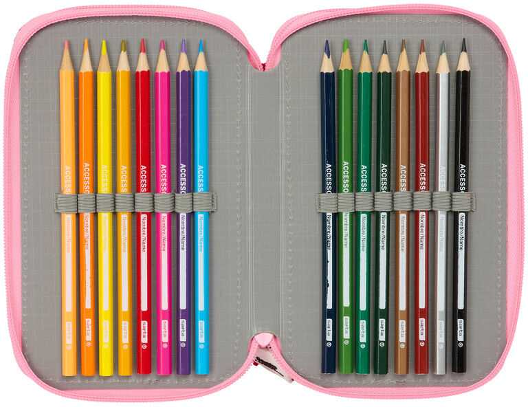 Safta Hello Kitty triple pencil case 37pcs