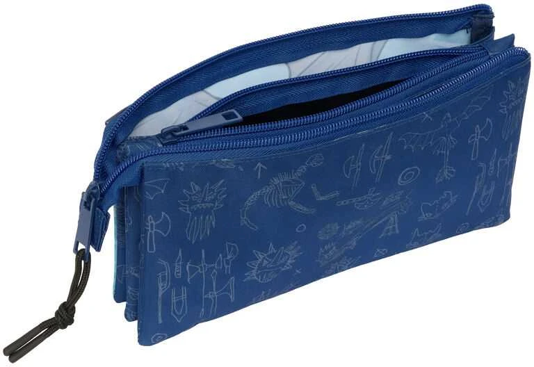 Safta How to Train Your Dragon triple pencil case