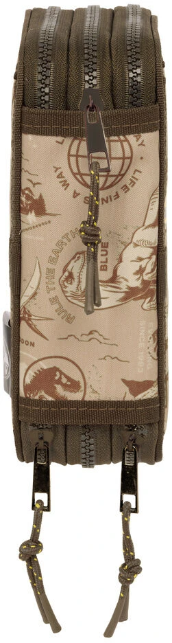 Safta Jurassic World triple pencil case 37pcs
