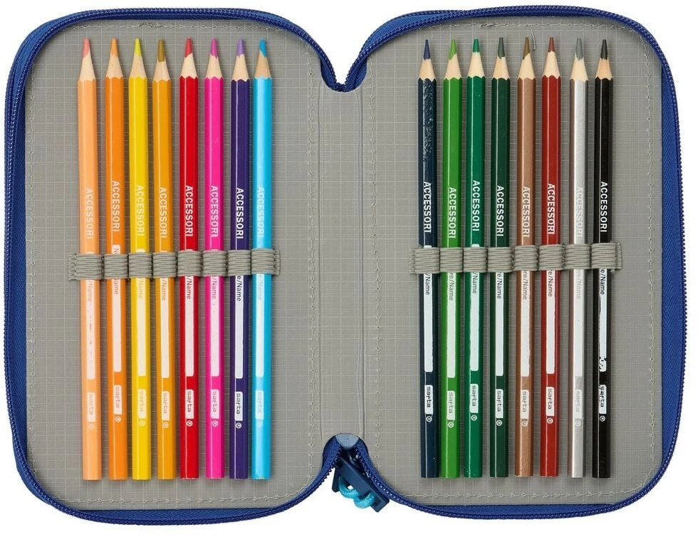 Safta Kpop Demon Hunters Derpy triple pencil case 37pcs