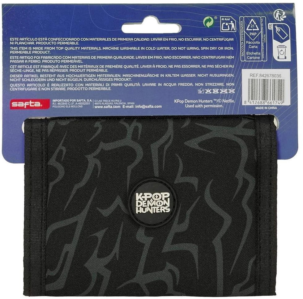 Safta Kpop Demon Hunters Saja Boys wallet