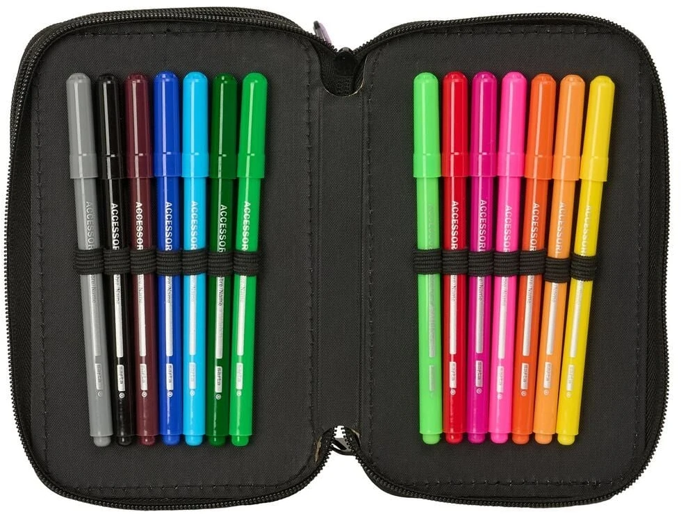 Safta Kpop Demon Hunters Sound triple pencil case 37pcs
