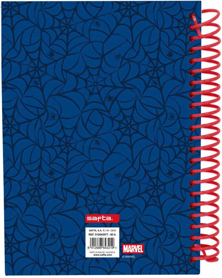 Safta Marvel Spiderman A5 notebook