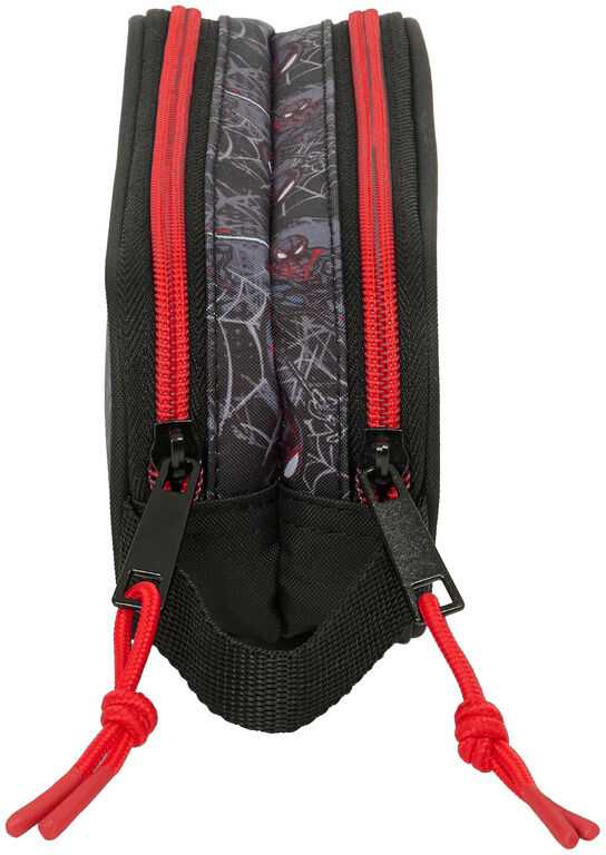 Safta Marvel Spiderman Miles Morales double pencil case