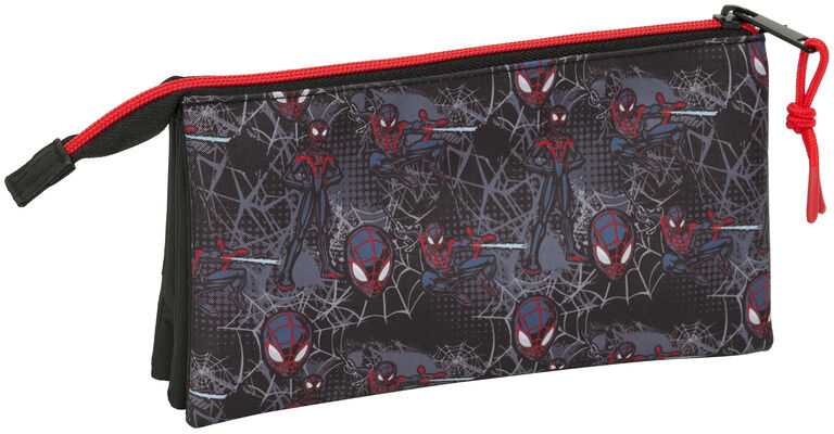 Safta Marvel Spiderman Miles Morales tripe pencil case