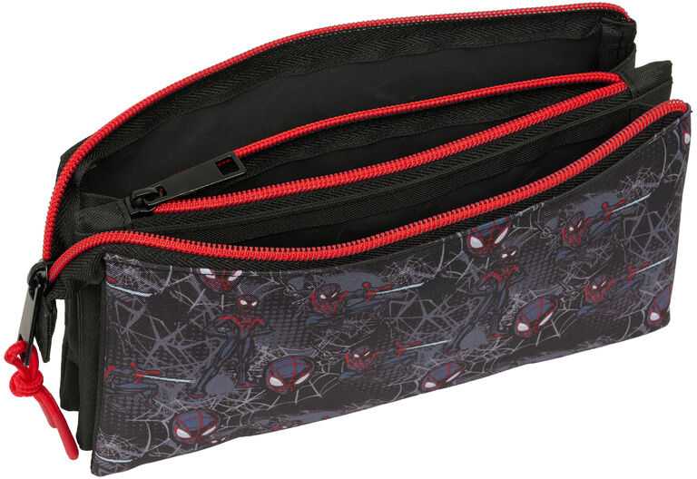 Safta Marvel Spiderman Miles Morales tripe pencil case