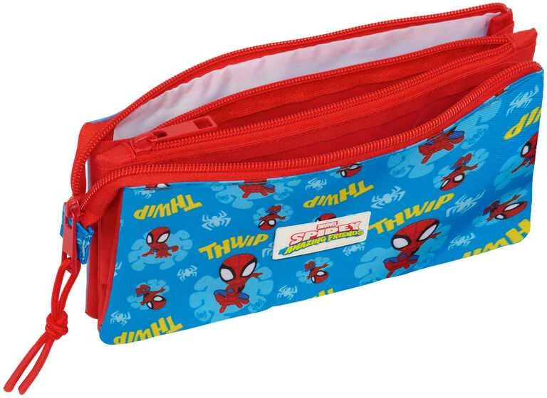 Safta Marvel Spidey triple pencil case