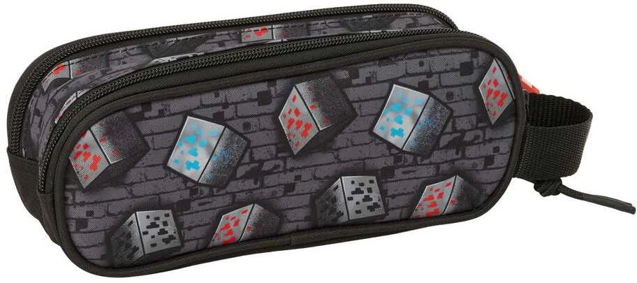 Safta Minecraft Graffiti double pencil case