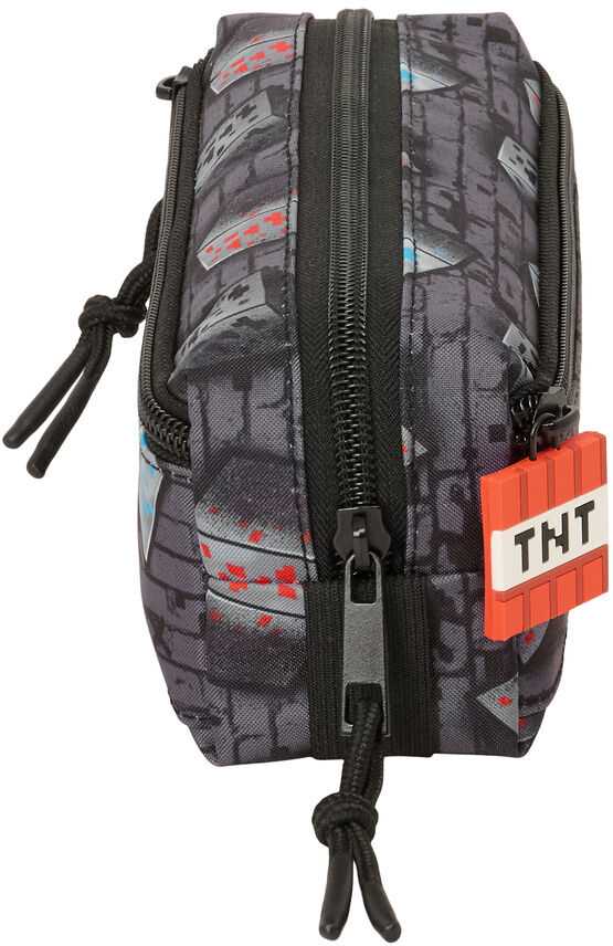 Safta Minecraft Graffiti triple pencil case