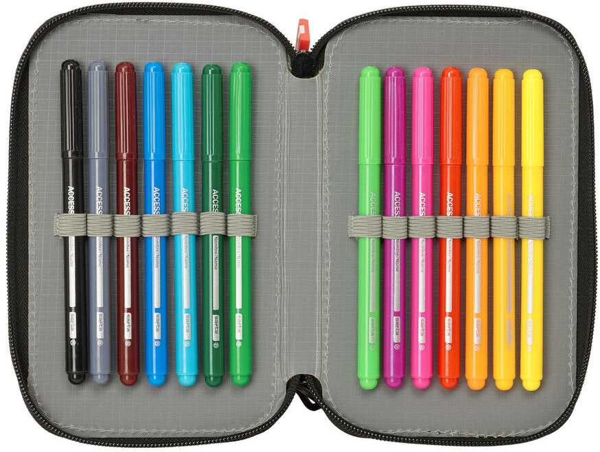 Safta Minecraft Graffiti triple pencil case 37pcs