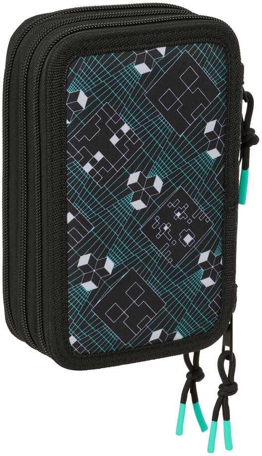Safta Minecraft Screen triple pencil case 37pcs