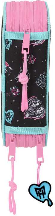 Safta Monster High triple pencil case 37pcs