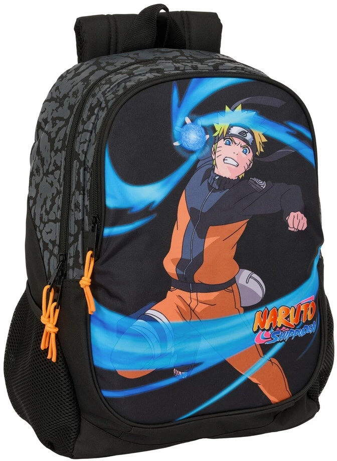 Safta Mokyklinis krepšys Naruto Juoda 32 x 44 x 16 cm