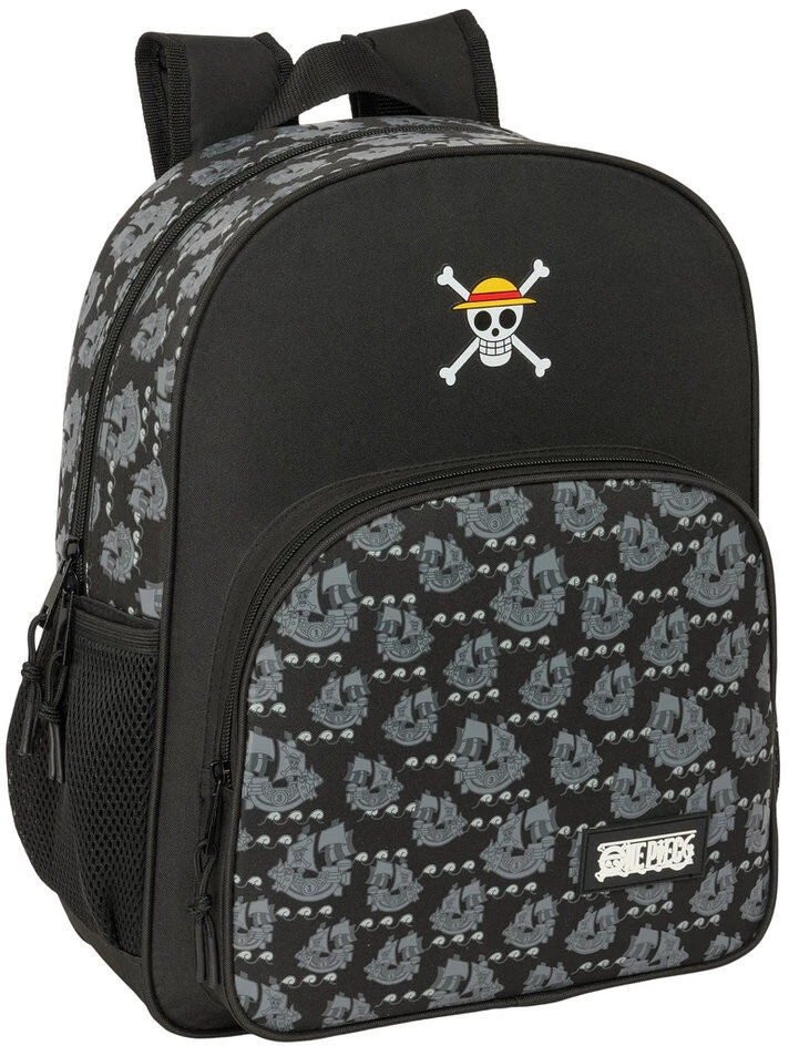 Safta Mokyklinis krepšys One Piece Pirates Juoda 32 x 38 x 12 cm