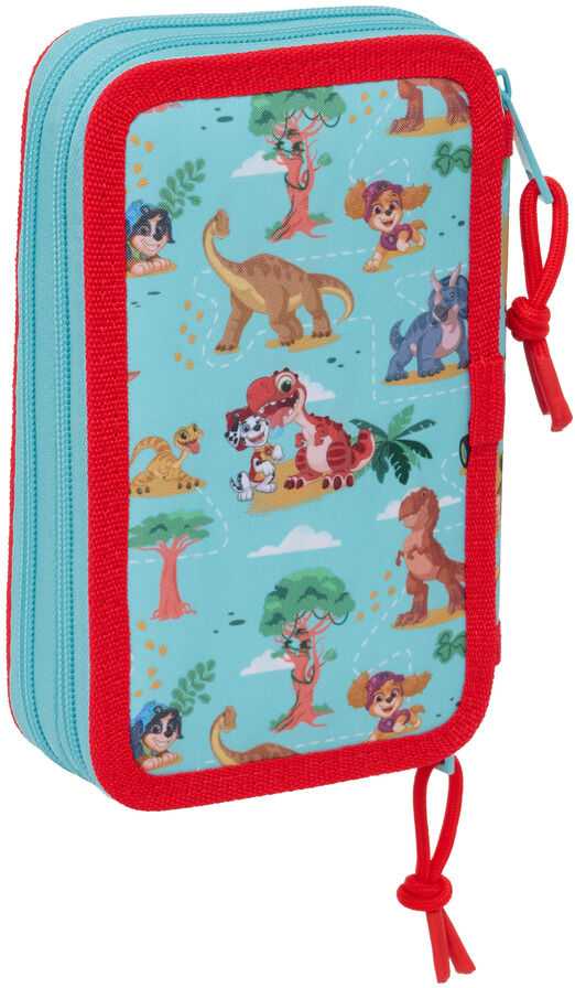 Safta Paw Patrol Dino Rescue double pencil case 29pcs