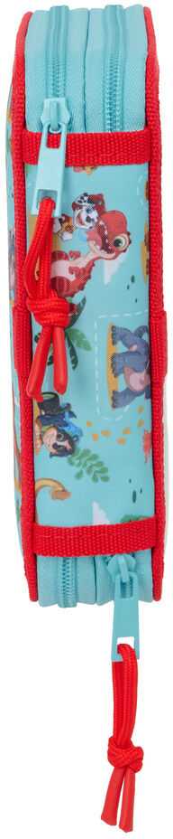 Safta Paw Patrol Dino Rescue double pencil case 29pcs