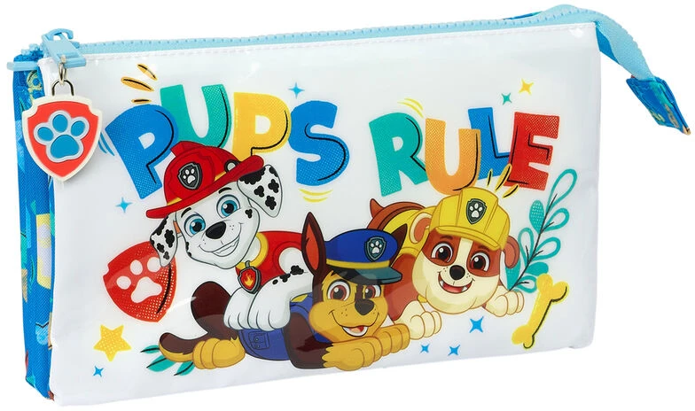 Safta Spin Master Trigubas penalas The Paw Patrol Pups rule Mėlyna 22 x 12 x 3 cm