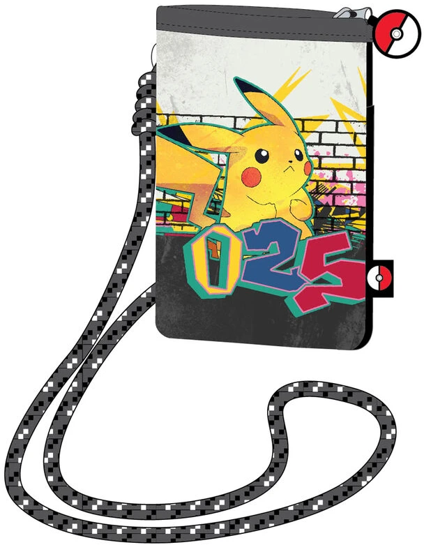 Safta Mobiliojo telefono krepšys Pokémon Pikachu Spalvotas