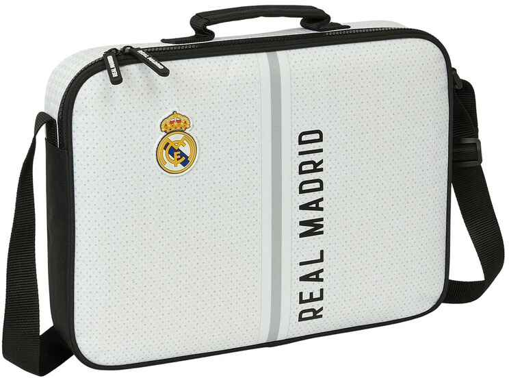 Safta Mokyklinė kuprinė Real Madrid C.F. Balta Pilka 38 x 28 x 6 cm