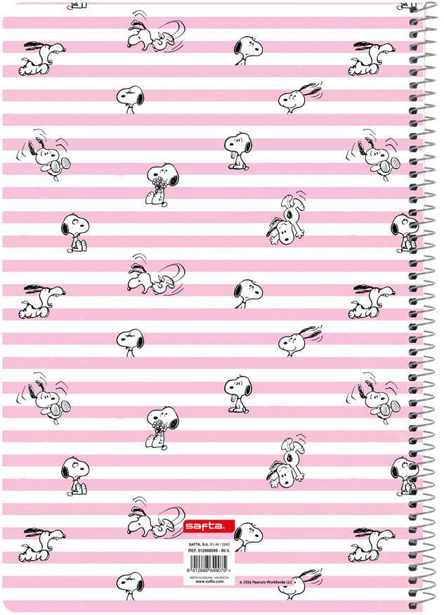 Safta Snoopy A4 notebook