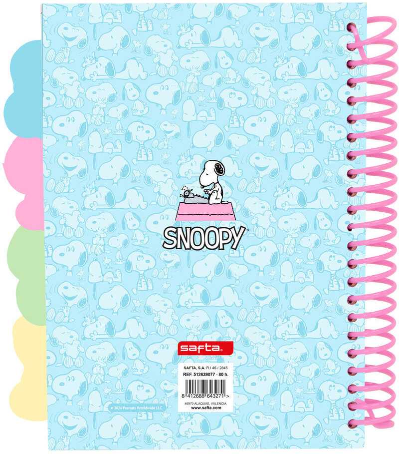 Safta Snoopy A5 notebook