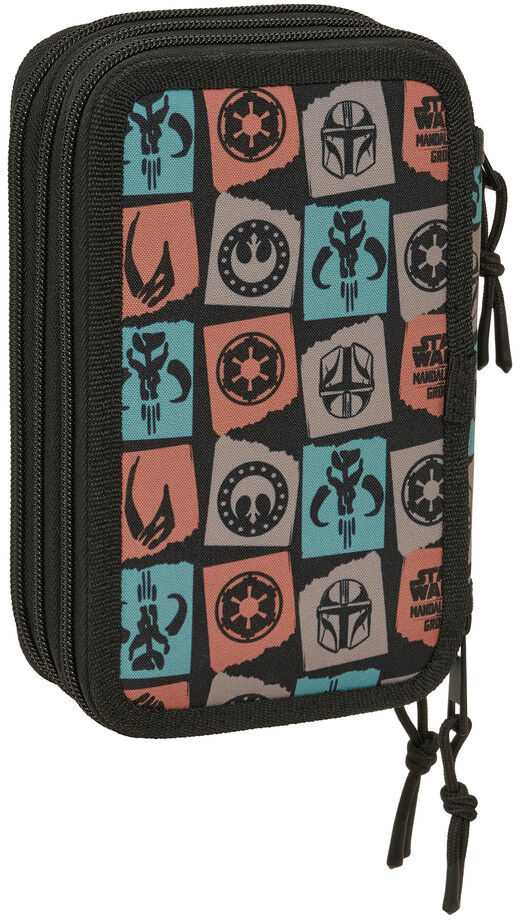 Safta Star Wars Mandalorian & Grogu triple pencil case 37pcs