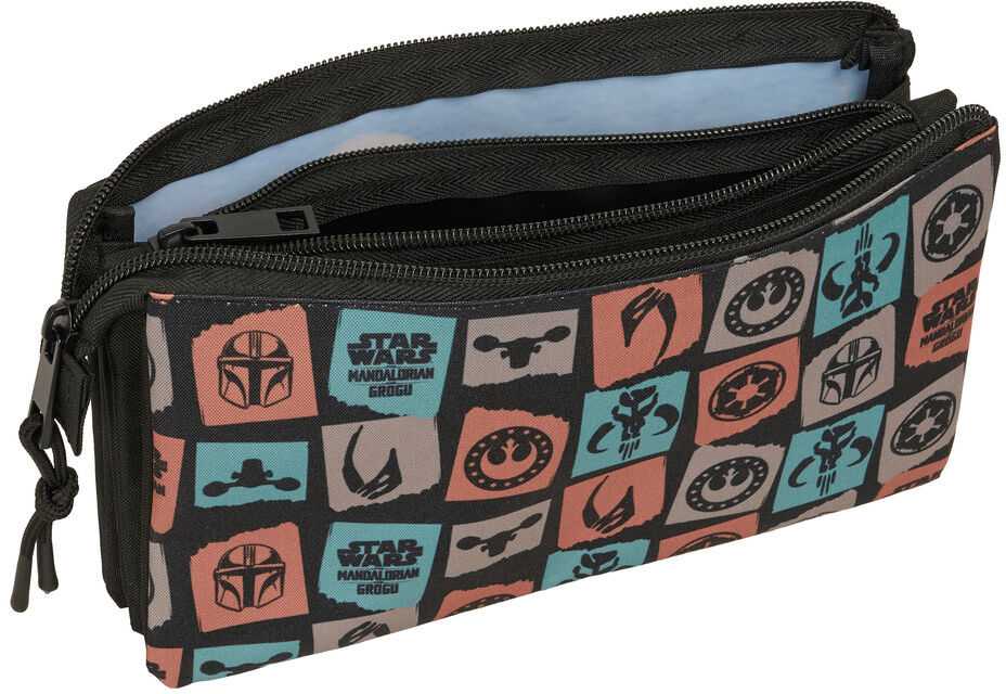 Safta Star Wars Mandalorian & Grogu triple pencil case