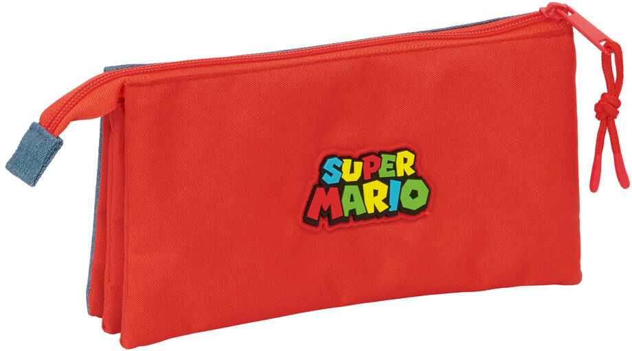 Safta Super Mario triple pencil case