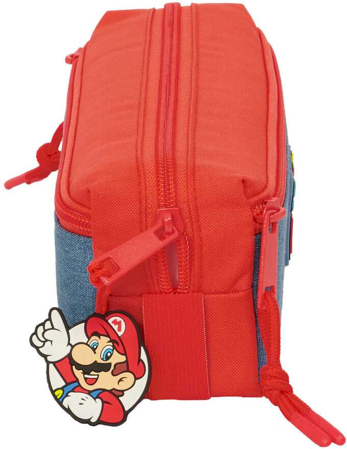 Safta Super Mario triple pencil case