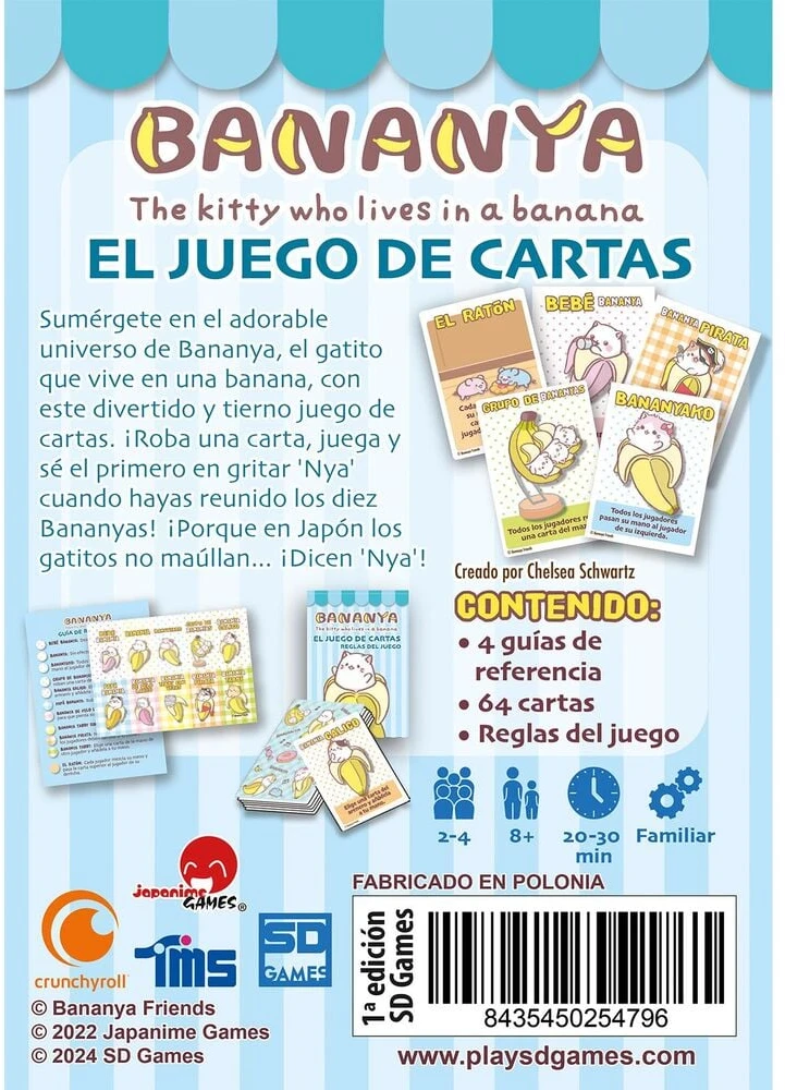 Sd Games Spanish Bananya card game