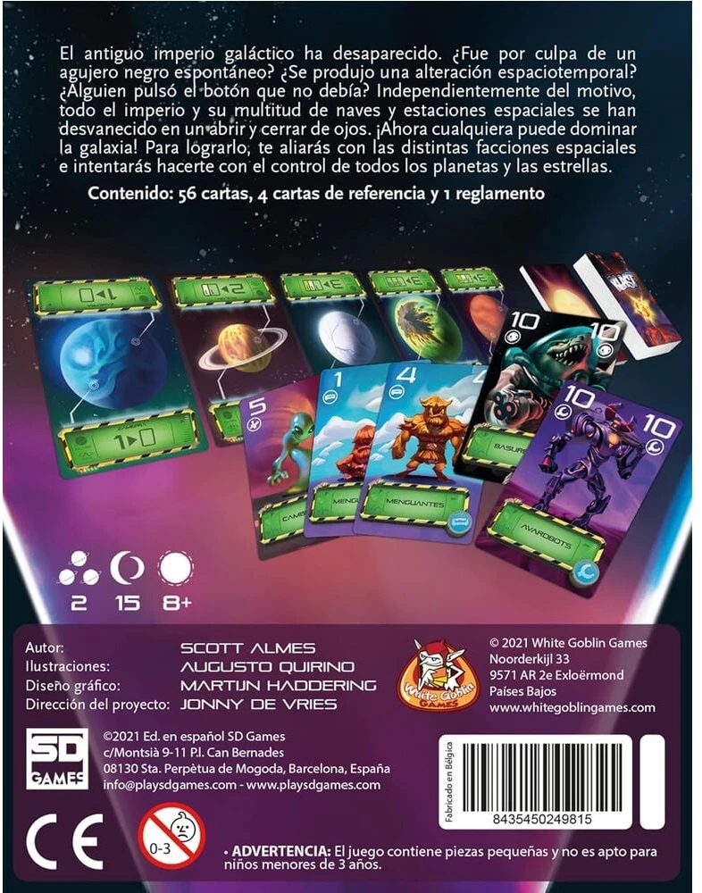 Sd Games Spanish Blast card game