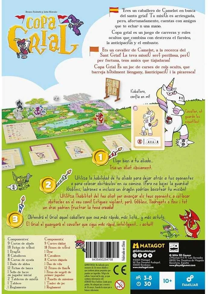 Sd Games Spanish Copa Grial board game