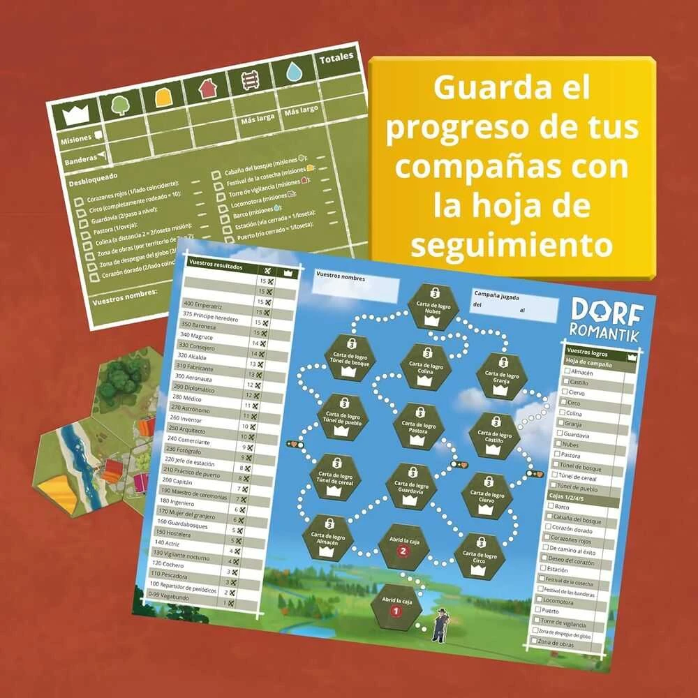 Sd Games Spanish Dorfromantik board game