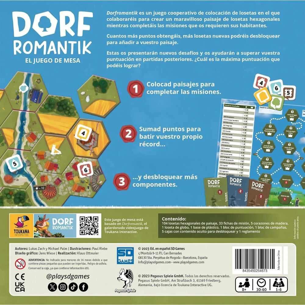 Sd Games Spanish Dorfromantik board game