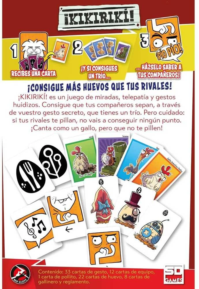 Sd Games Spanish Kikiriki board game