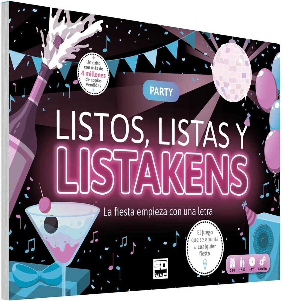 Sd Games Spanish Listos Listas y Listakens Party board game