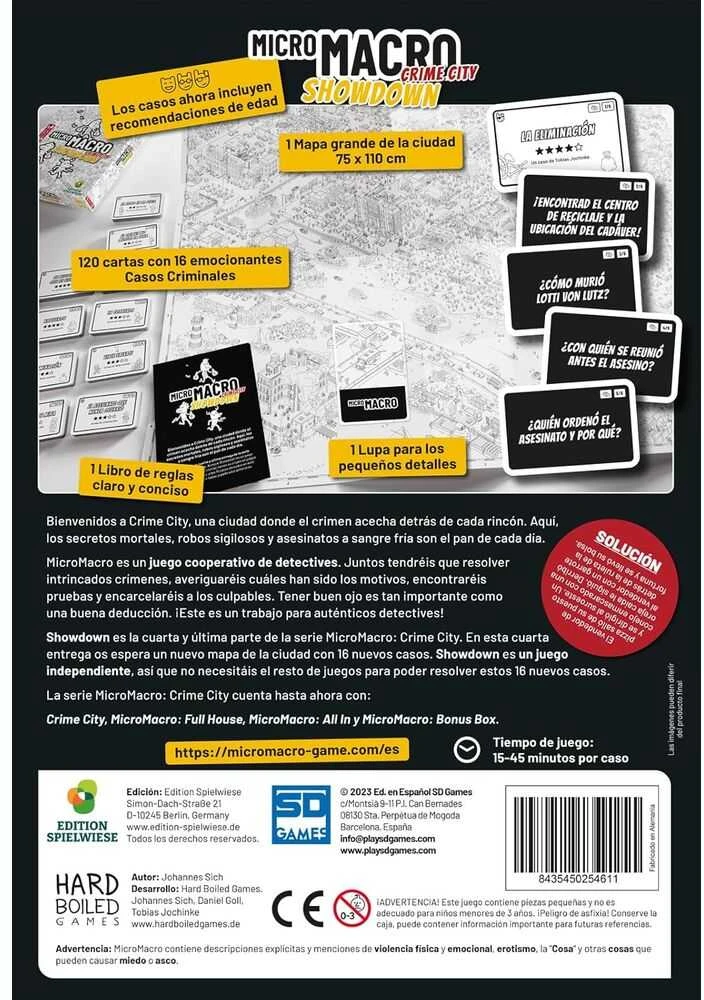 Sd Games Spanish Micro Macro Showdown game