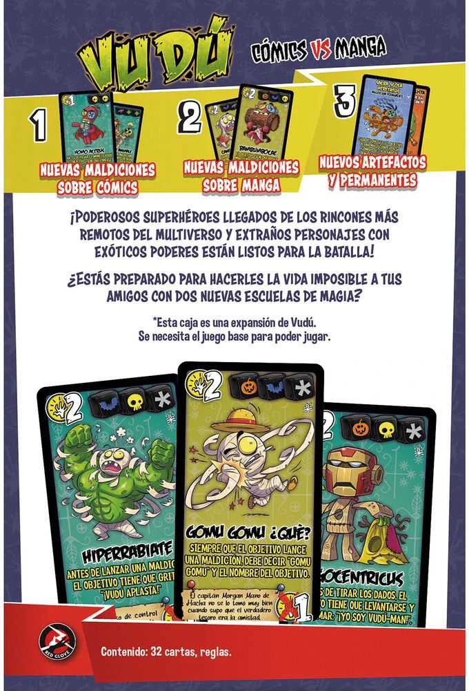 Sd Games Spanish Vudu Comics vs Manga expansion