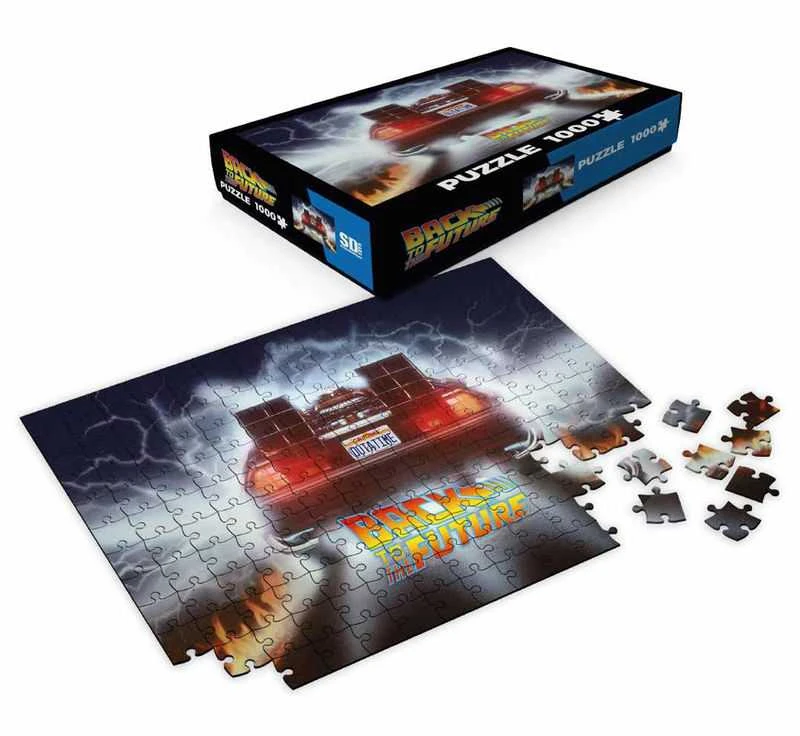 Dėlionė Sd Toys Back to the Future Delorean Out a Time puzzle 1000pcs