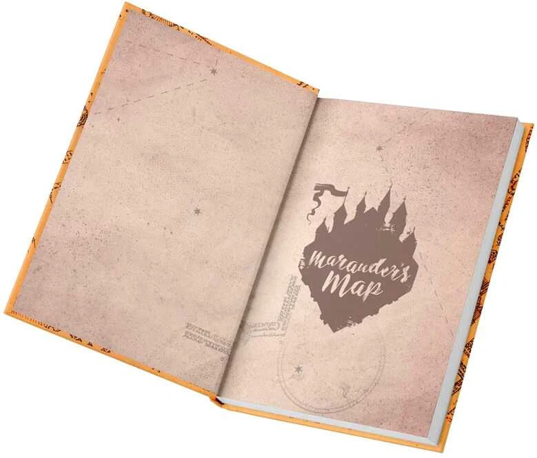 Sd Toys Harry Potter Marauders Map notebook with light