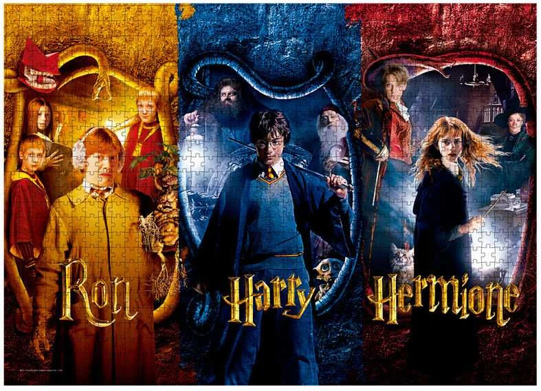 Thumbs Up Wizarding World Dėlionė 50 HARRY POTTER RON HERMIONA