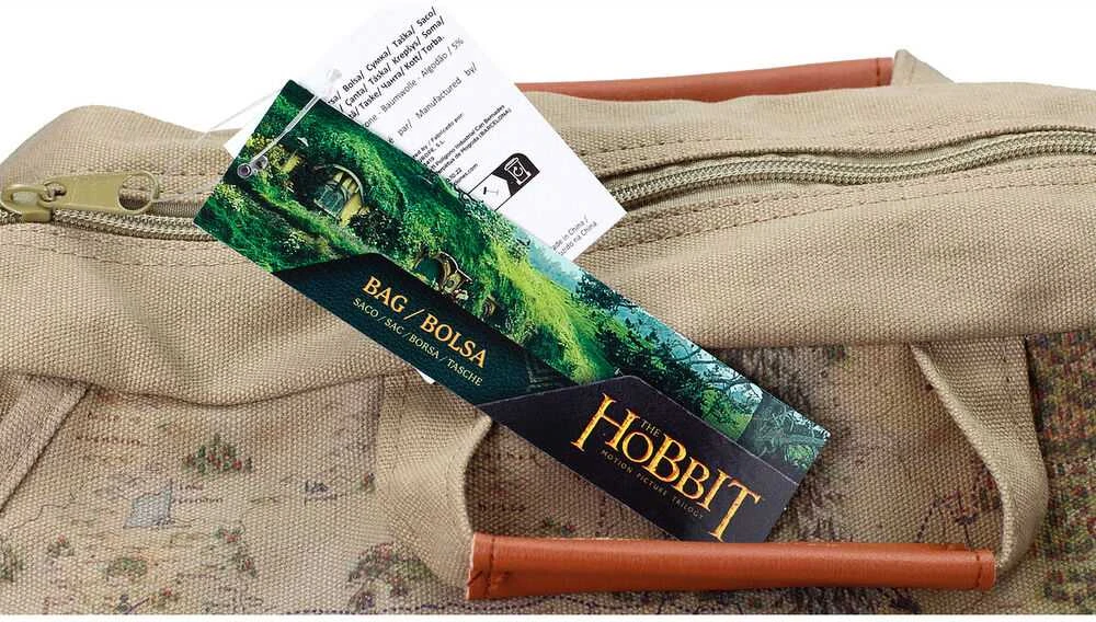 Sd Toys Hobbit Map fabric shoulder bag