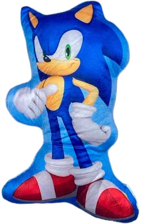 Sega Poduszka kształtka 35cm Sonic mėlyna S24